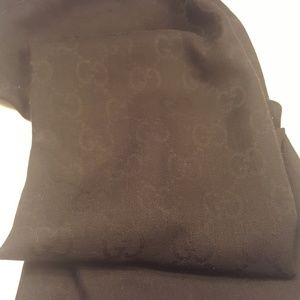 Gucci Scarf - Black. Sheer.